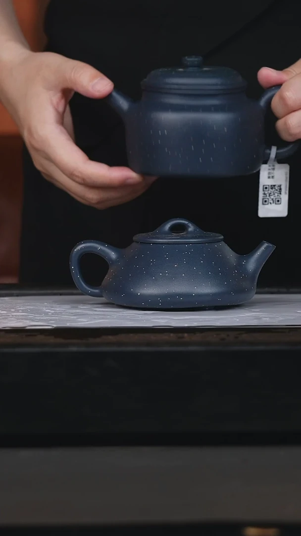 茶壶紫砂紫砂壶平盖石瓢