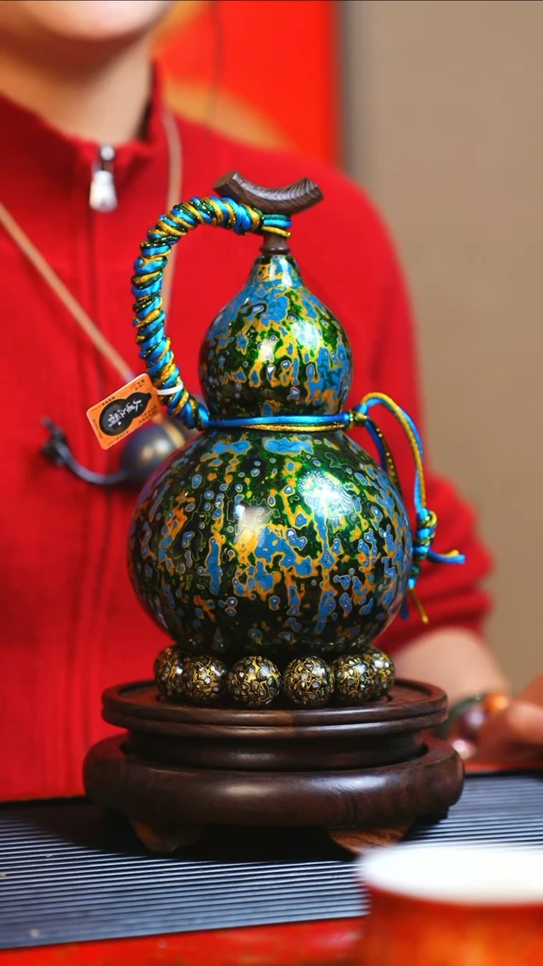 【闪购商品】JR072大师姐臻选非遗大漆酒葫芦