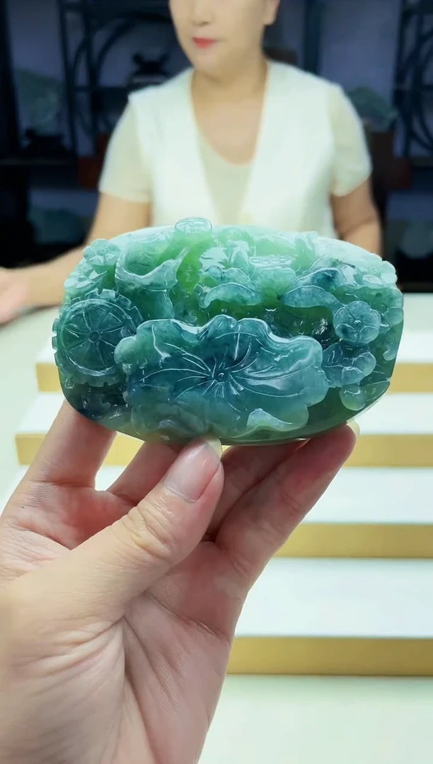 未镶嵌定制翡翠毛货08310140