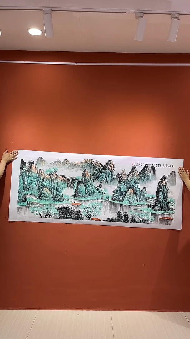 国画郑乐华手绘绘画作品27-43