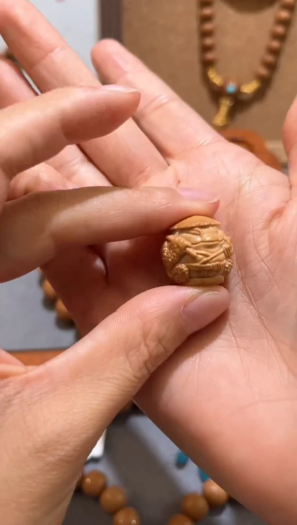 吊坠猴头核桃钓鱼金蟾