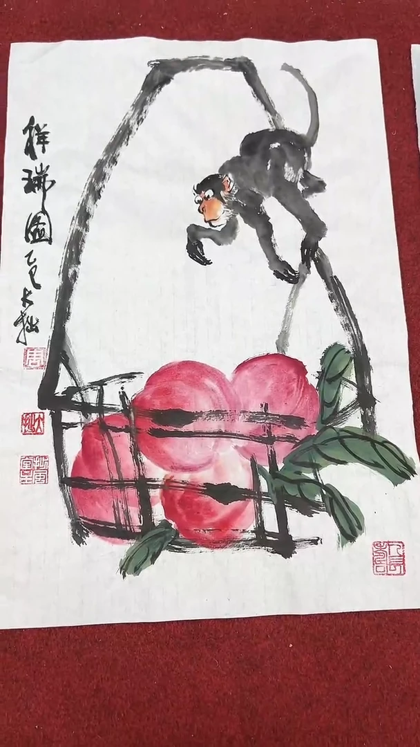 国画周大拙/国画/花鸟