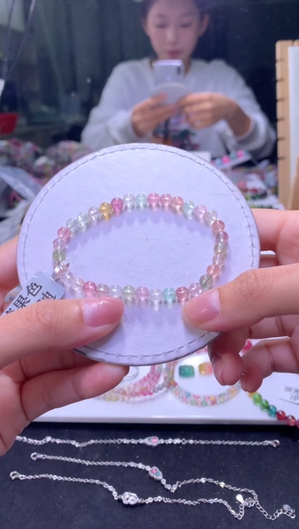 未镶嵌手串碧玺A26【天然碧玺】