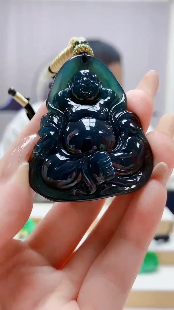 未镶嵌定制翡翠4898jw-毛货挂件164