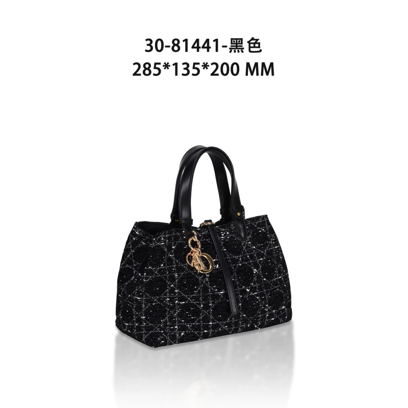 【佐伊甄选】GQ-81441-黑色轻奢女士时尚潮流通勤腋下斜挎包