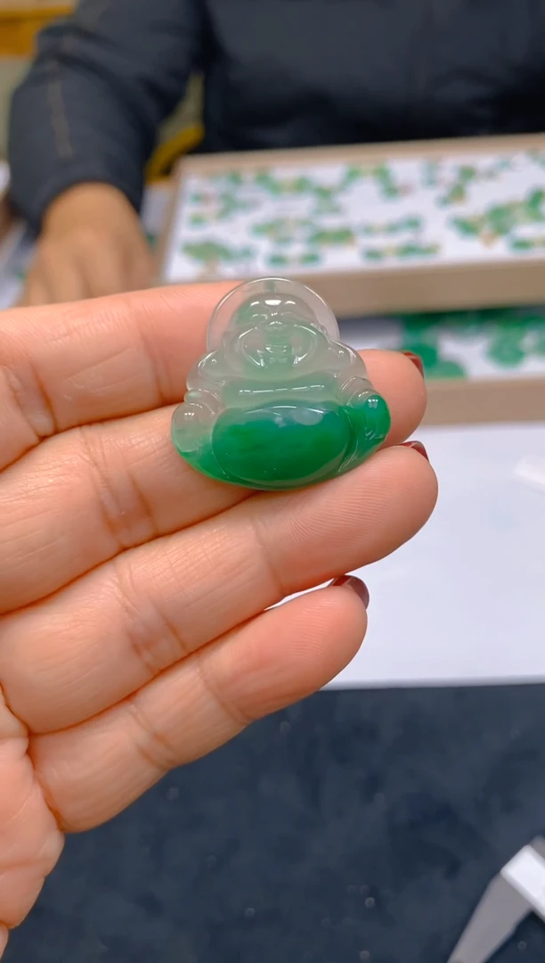 【闪购商品】石英质玉颈饰未镶嵌冰美人非洲翠A货