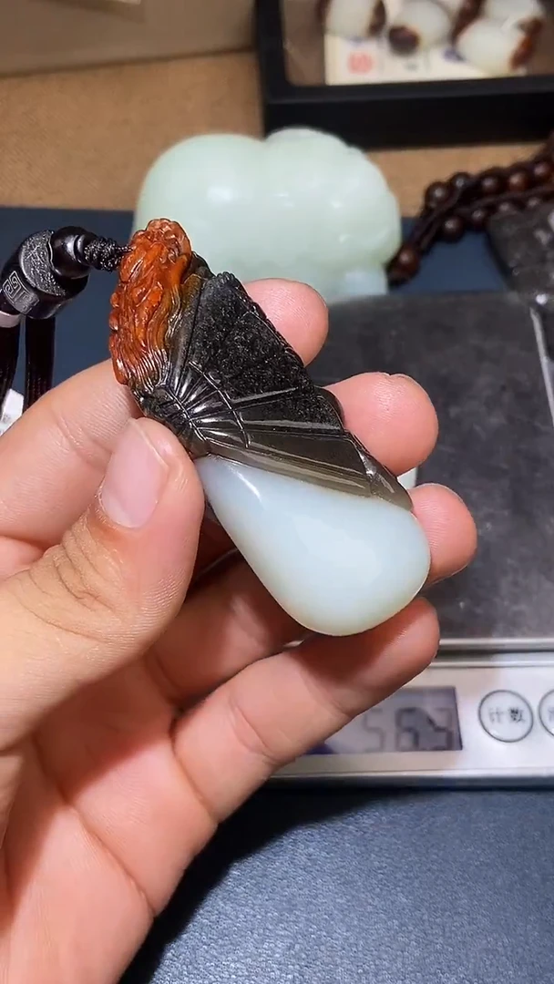颈饰未镶嵌和田玉祥**驼HX