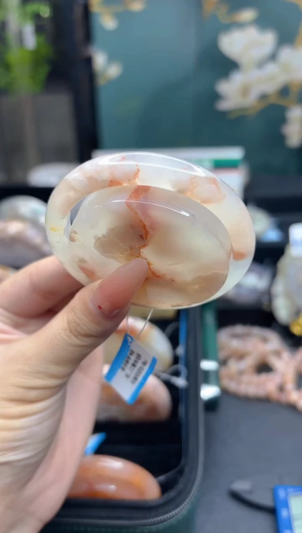 【闪购商品】石英质玉手镯未镶嵌1203（53圈赠送镯心）