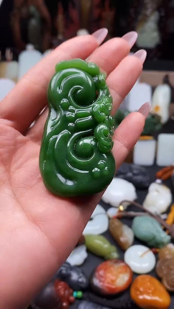 吊坠(不含链)未镶嵌和田玉F****油1