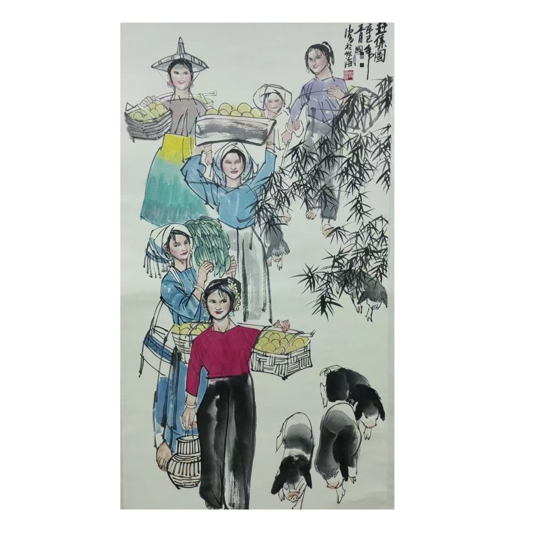 史 人物立轴138*68约8.4平尺