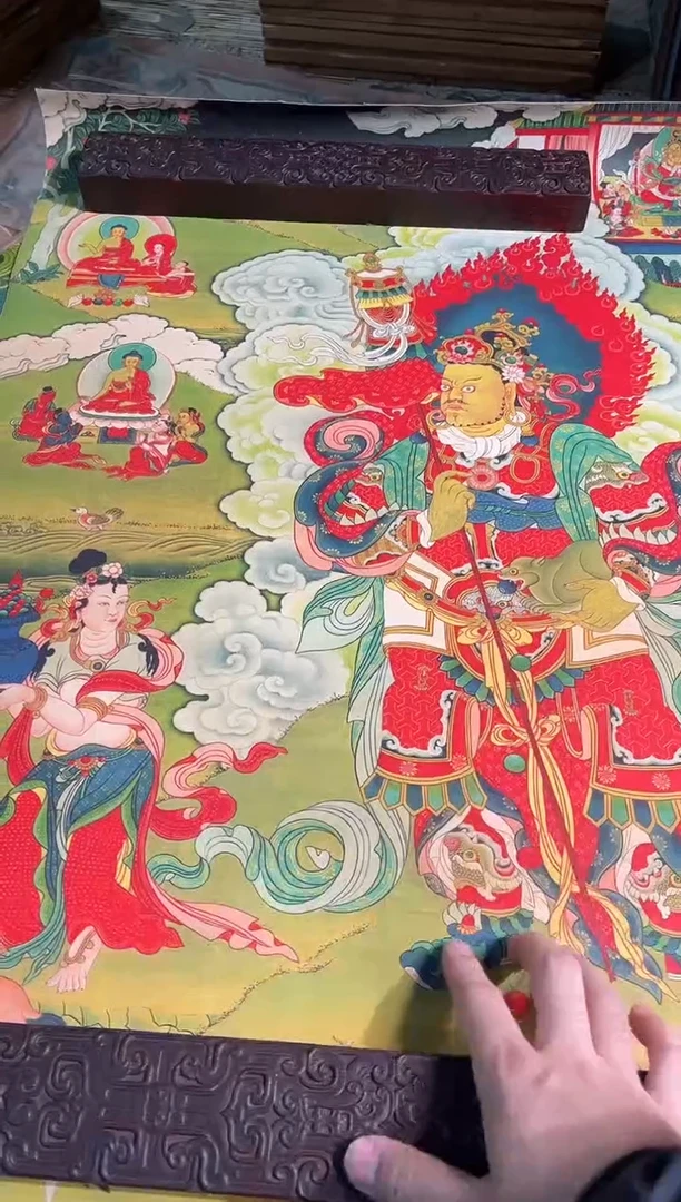 卷轴画路路的唐卡tk160