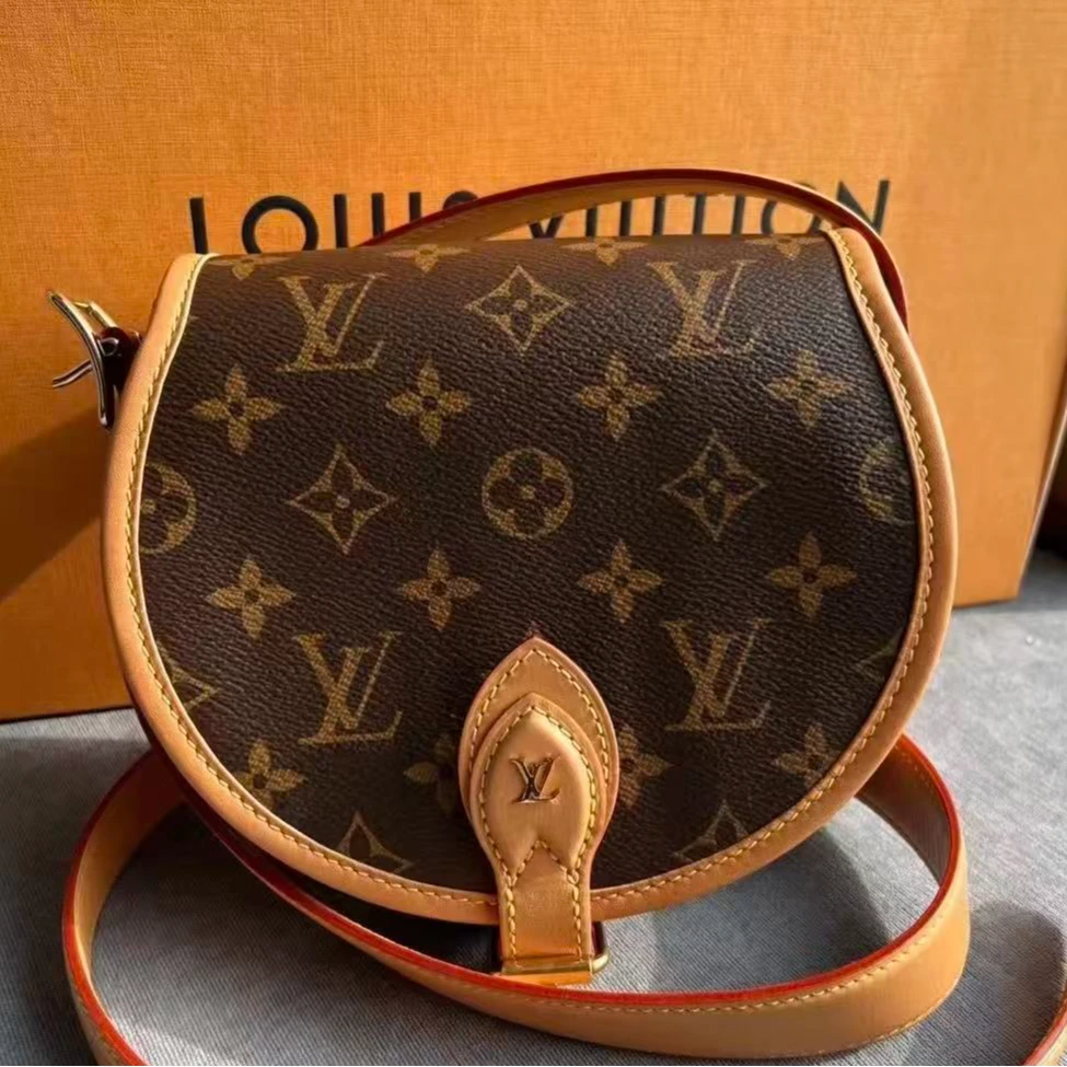 95新 LouisVuitton/路易威登 经典老花马鞍 小猪包单肩/斜挎包