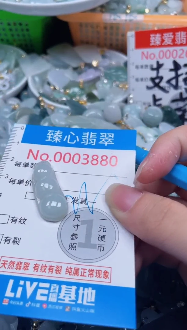 颈饰未镶嵌翡翠3880