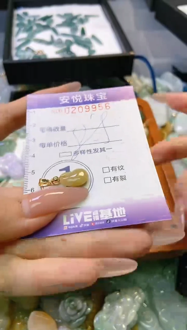 翡翠未镶嵌颈饰闪购0209956