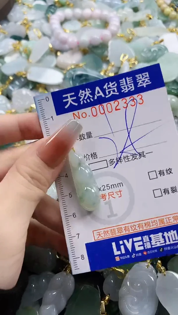 颈饰未镶嵌翡翠天然A货翡翠