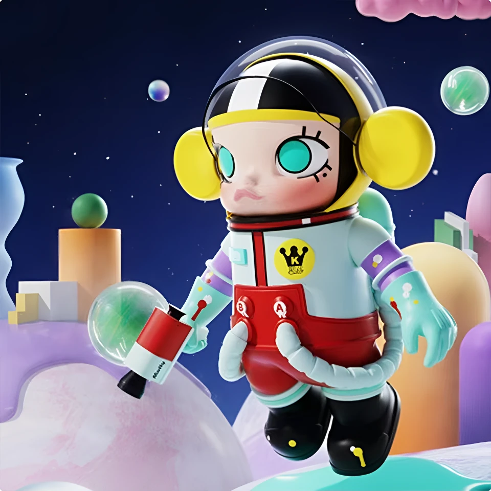 【珍藏系列】MEGA SPACE 小画家 400% 潮流公仔 现货包邮 非原版