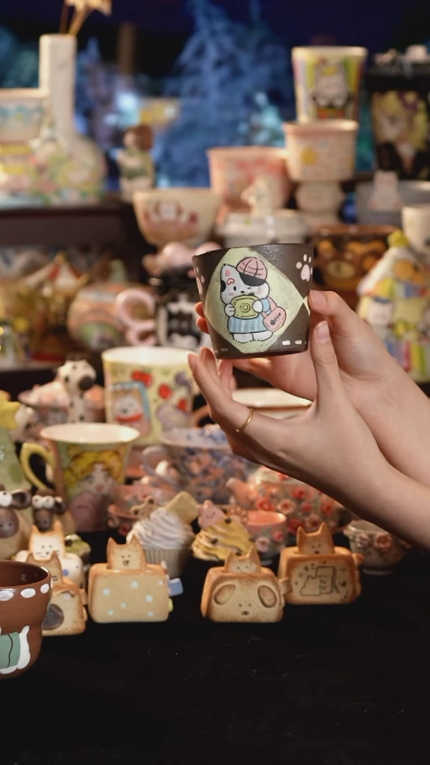 其他陶景德镇釉下彩手绘设计师款陶瓷