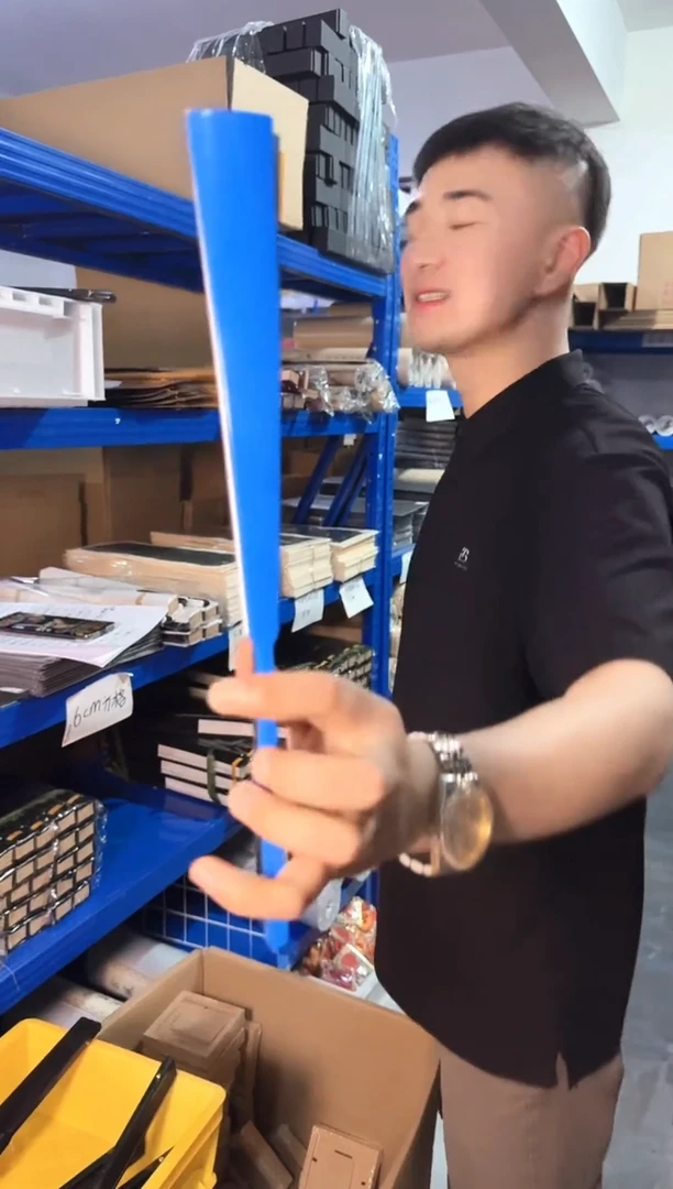 骨瓷折扇蓝色1把