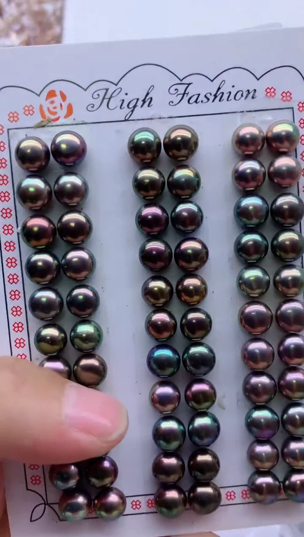 【闪购商品】淡水珍珠耳钉银S925镶嵌多发其一