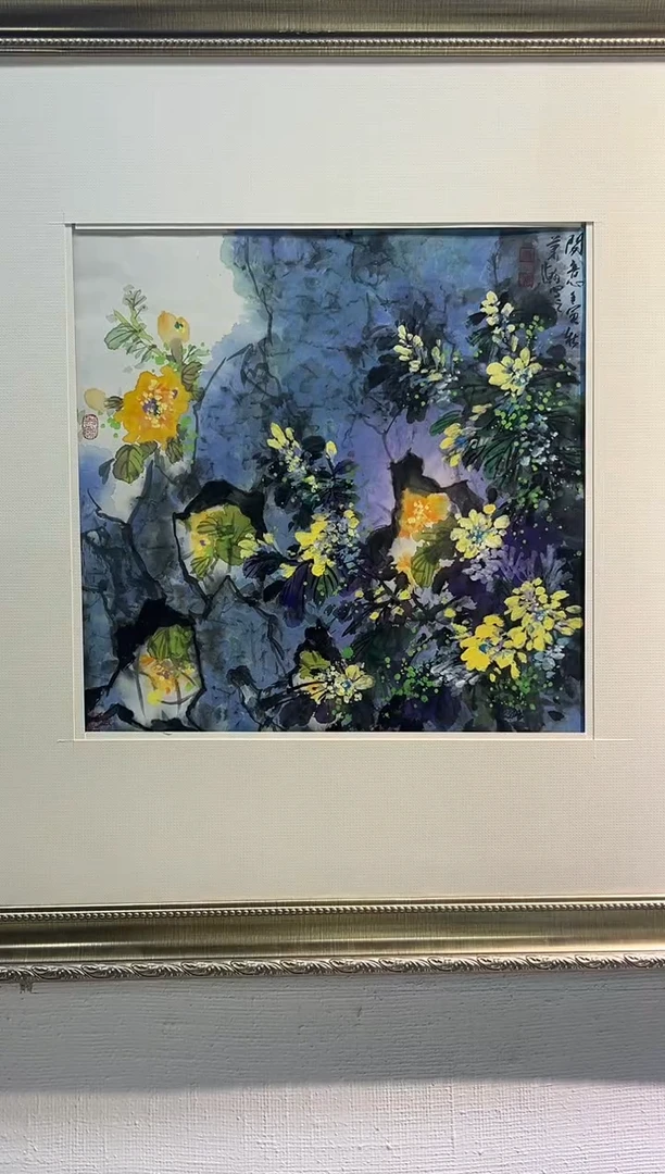 国画XH-2.7平尺-彩色花鸟