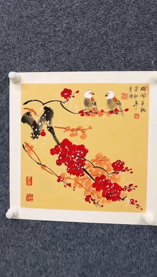 国画12.27-zz-福利（不带国检）-胡梦情-50斗方卡纸国画-021