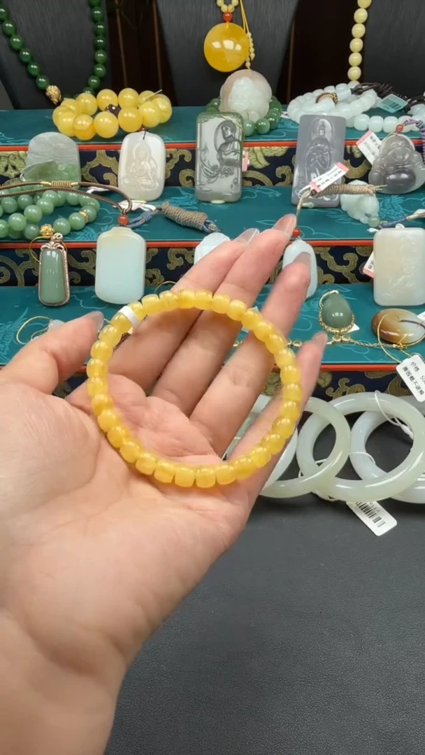 未镶嵌蜜蜡手串手串m021