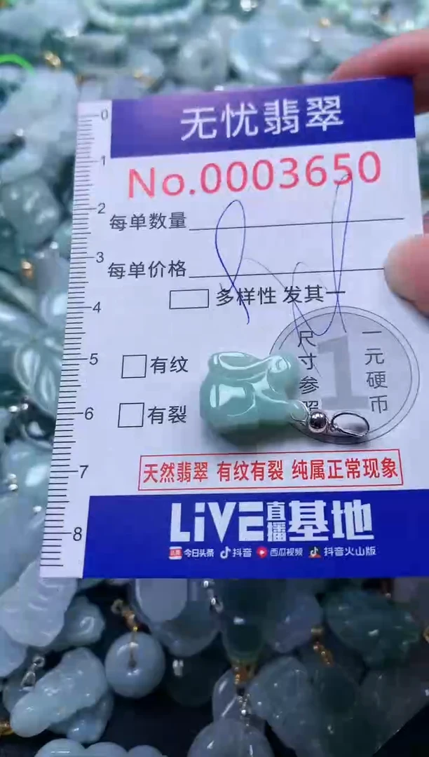 颈饰未镶嵌翡翠3650
