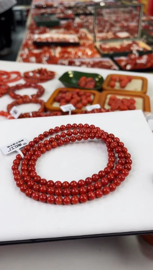 【闪购商品】南红玛瑙瓦西多圈6+未镶嵌一个/条