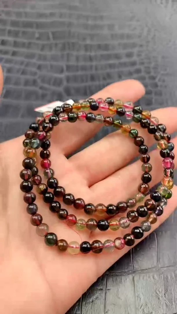 未镶嵌手串碧玺多样性发一条