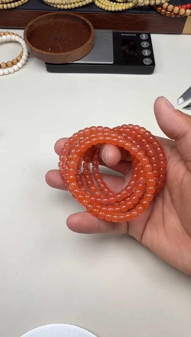 未镶嵌手串玛瑙/玉髓手串