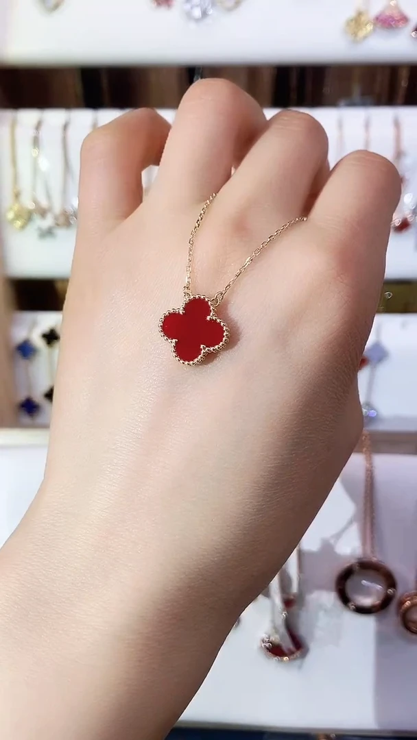 【闪购商品】玛瑙/玉髓套链18K金镶嵌玛瑙K黄