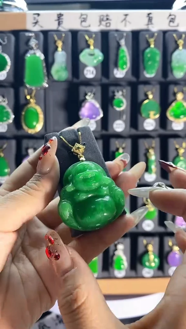 【闪购商品】翡翠颈饰银S925镶嵌221...