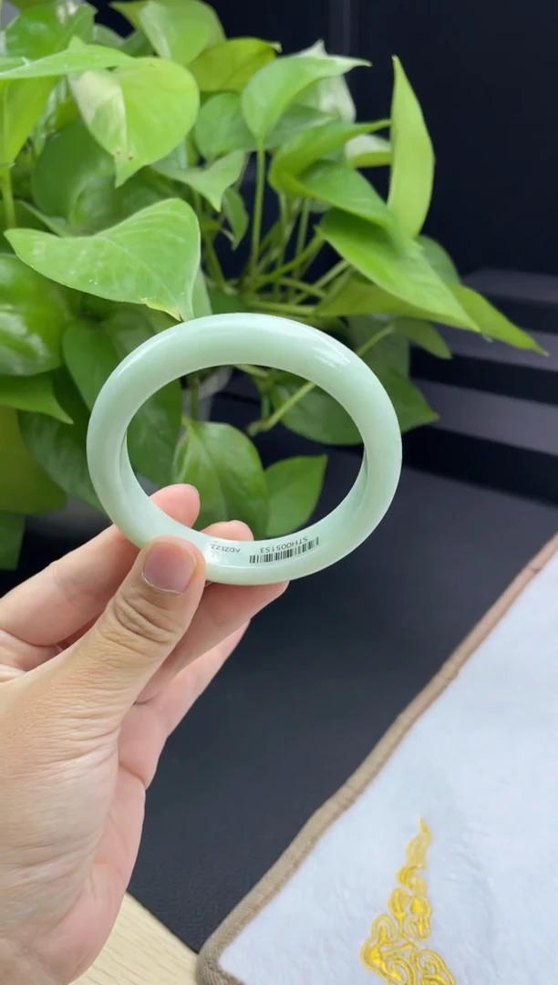 未镶嵌手镯翡翠15#天然A货翡翠手镯56-58圈口