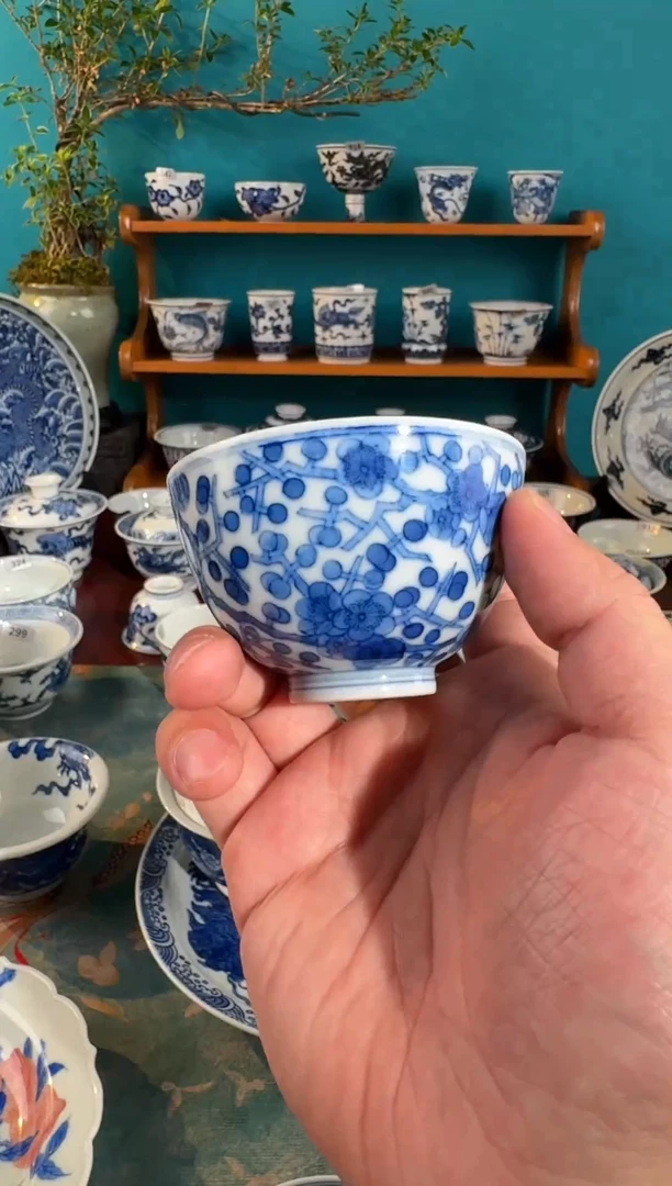 不二说瓷纯手绘杯