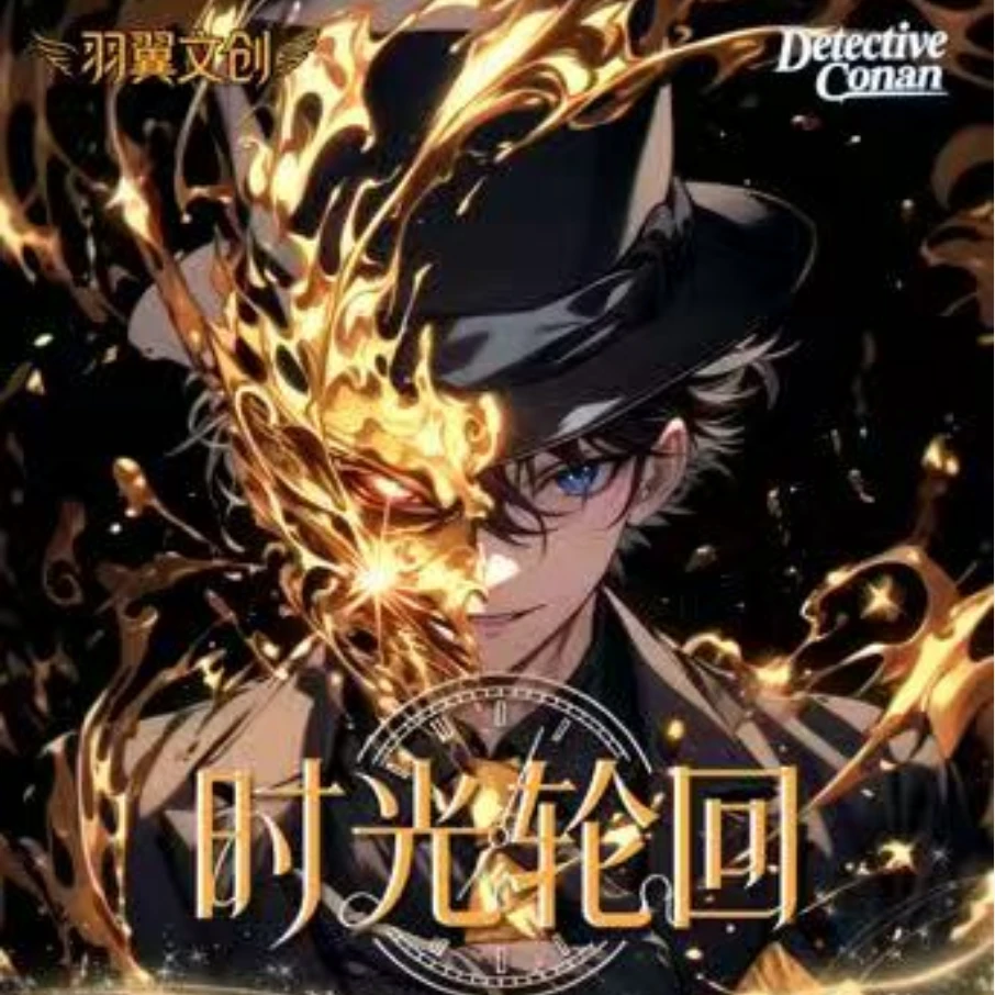 【羽翼文创】时光轮回全金属珐琅名侦探收藏卡