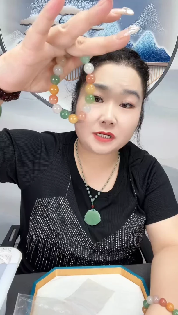 石英质玉精品密玉多宝手串未镶嵌精品密玉多宝手串