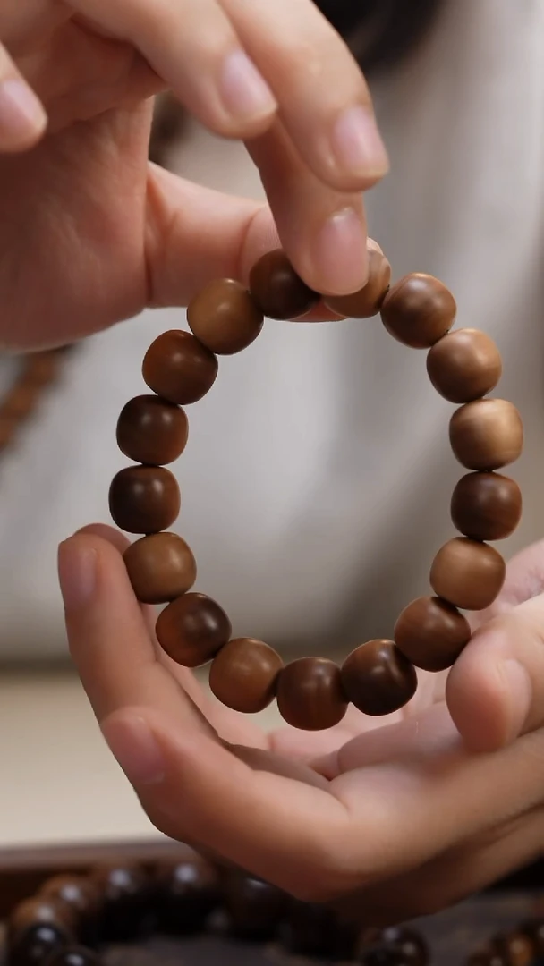 檀香木手串/手链老山檀香12*13老型单圈多样式发其一钢印