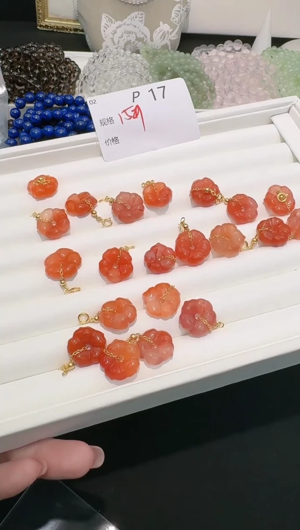 【闪购商品】南红玛瑙吊坠(不含链)银S925镶嵌多样性发一个P17