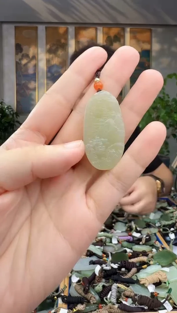 未镶嵌和田玉挂件拍一发一