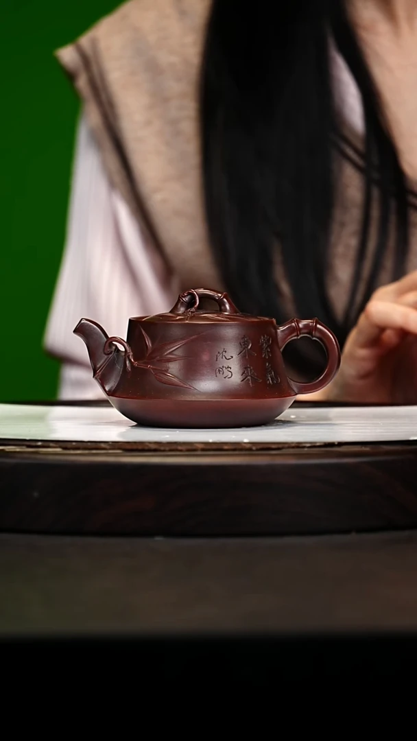 宜兴原矿高端紫砂 炉焰铁髓砂230cc