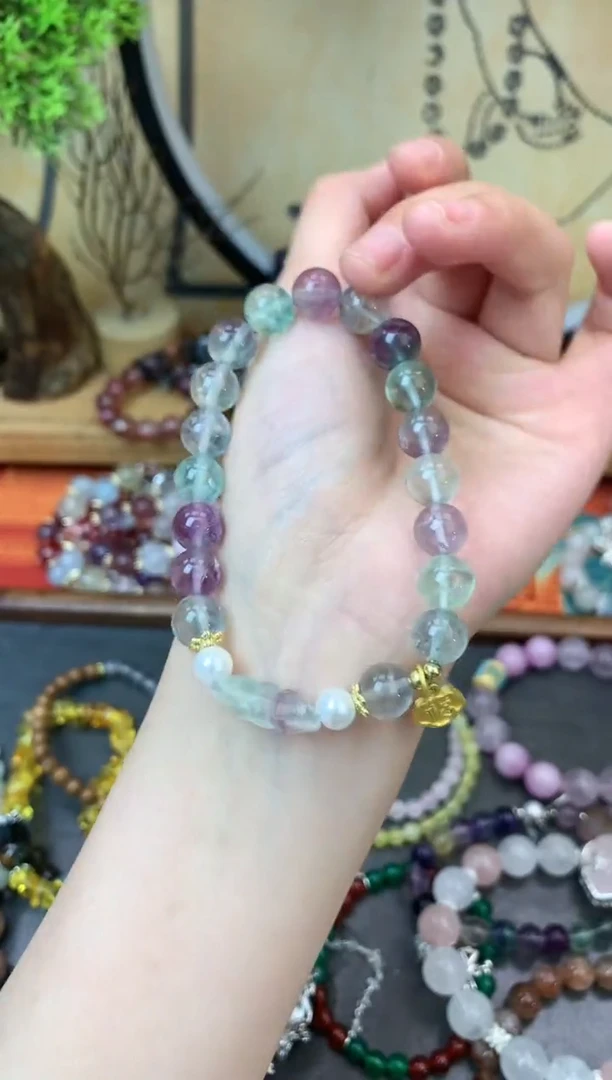 【闪购商品】萤石手链未镶嵌159手串