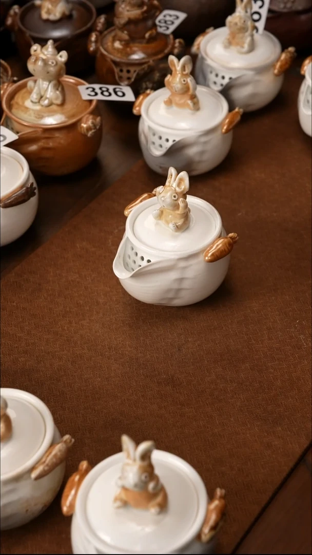 景德镇纯柴裸烧茶具396