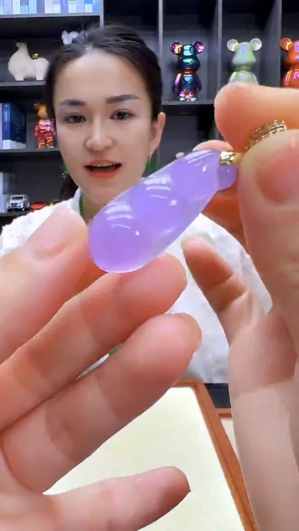 颈饰14K金镶嵌翡翠丹丹diy劲饰