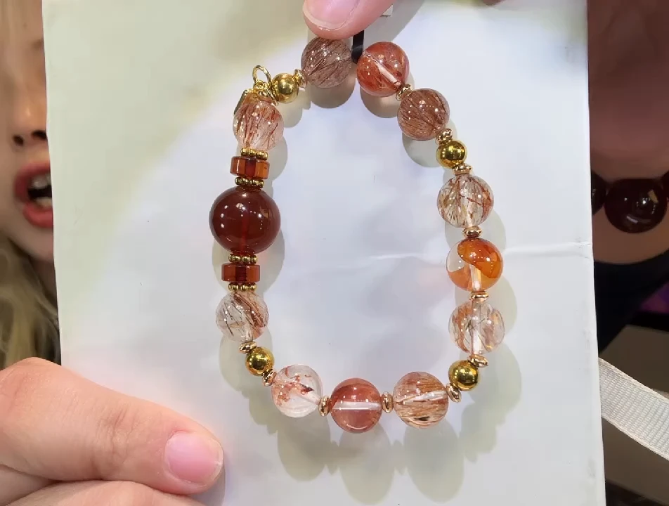 未镶嵌手链水晶黑糖kiki