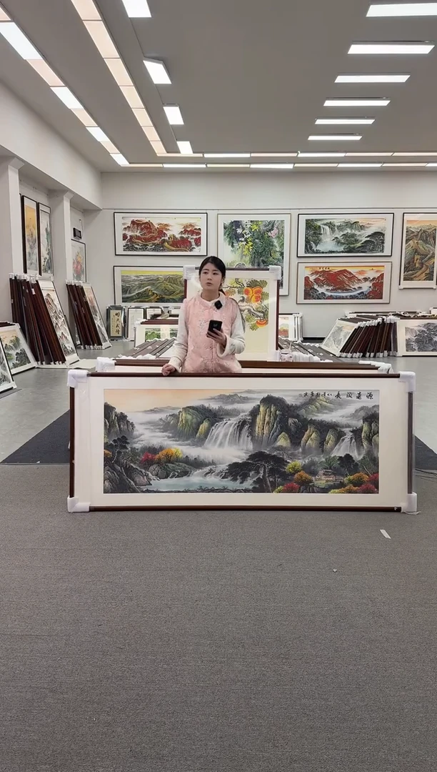 国画手绘 172*85 源远流长