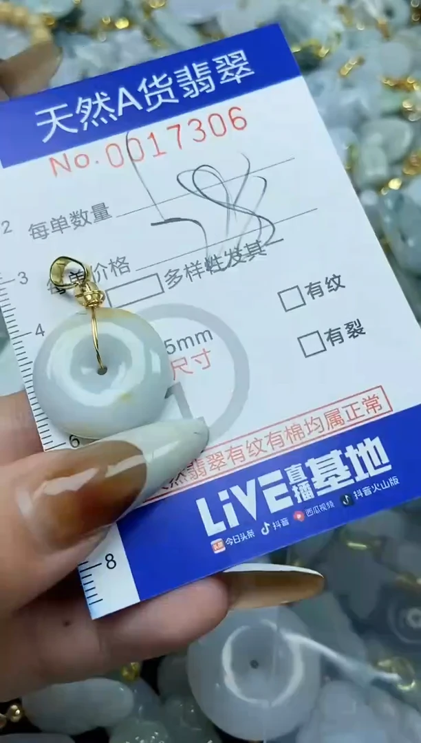 【闪购商品】翡翠颈饰未镶嵌天然A货翡翠