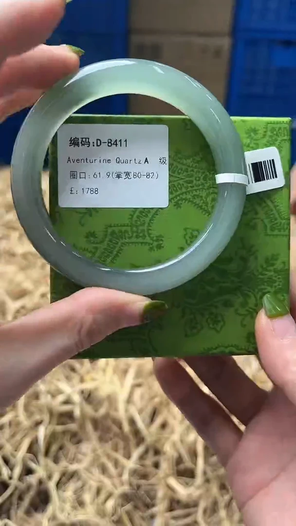 未镶嵌手镯石英质玉D8411