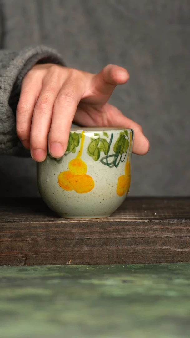 【闪购商品】杯青诗手工手绘瓷器