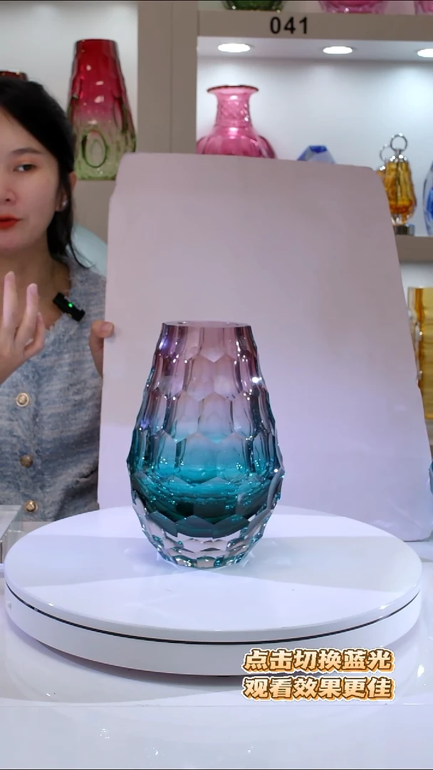 琉璃三色中号花瓶