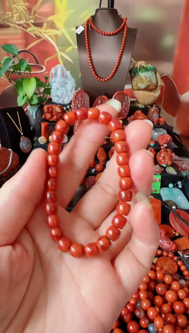 未镶嵌手链南红玛瑙传**奶手串